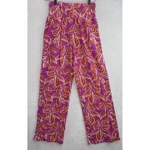 Sincerely Jules Women's Pink Orange Linen Blend Pants Size S NWT
